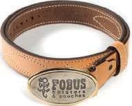 Belt Fobus Leather Belt with Brass Buckle Fobus