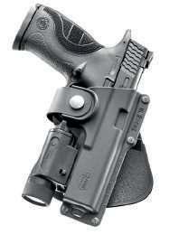 Passive Retention Fobus passive retention system allows an instinctive and quick draw of the gun and is proven to be