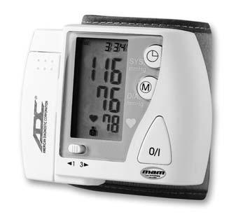 Digital Wrist Blood Pressure Monitor Advanced Wrist Monitor 606 Instruction Manual EC REP ADC 55 Commerce Drive Hauppauge,