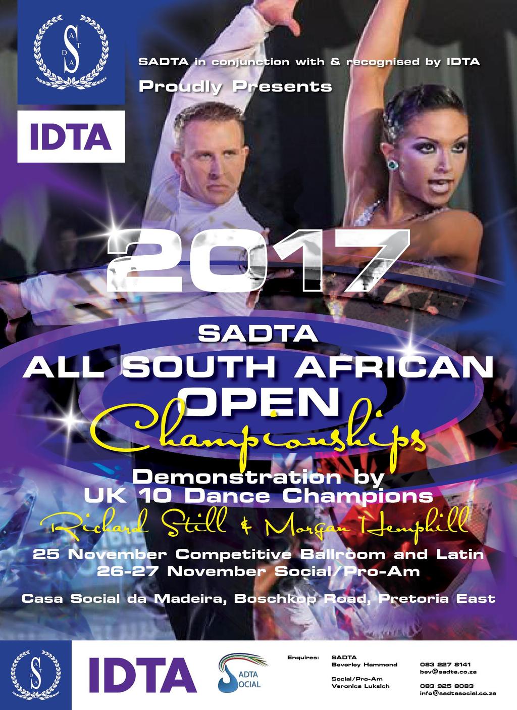 2017 SADTA ALL SOUTH AFRICAN OPEN DANCE CHAMPIONSHIPS