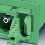 In combintion with the stndrd PC 6 plugs, cblecble feed-through fit in the device housing cn be relized for to 9 positions.