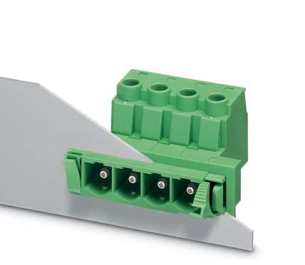 DFK-PC 6/...-ST-0,6 0.6 mm Pitch POWER COMBICON plugs, 0.6 mm pitch, color: green 0.6 3 0.3 6.80 8 7. 9 8.
