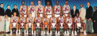 1995-96 IN REVIEW '04 1995-96 Toronto Raptors. Front Row (L-R): Tracy Murray, B.J. Tyler, Vincenzo Esposito, Jimmy King, Damon Stoudamire, Alvin Robertson, Willie Anderson, Martin Lewis, Ed Pinckney.