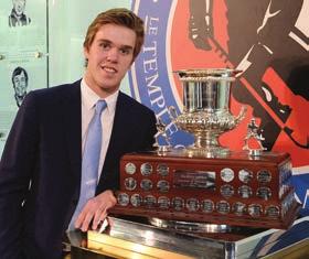 Red Tilson Trophy (Most Outstanding Player) CONNOR MCDAVID ERIE OTTERS Connor McDavid finished third in OHL scoring with 120 points in 47 games played recording 44 goals and 76 assists with a