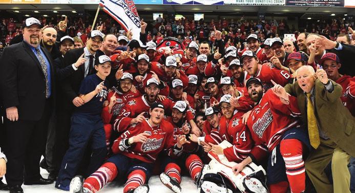2015 OHL Champions OSHAWA GENERALS 2015 ONTARIO HOCKEY LEAGUE ROBERTSON CUP CHAMPIONS Wayne Gretzky 99 Award CONNOR MCDAVID ERIE OTTERS McDavid, an 18 year-old centreman from Newmarket, ON, had two