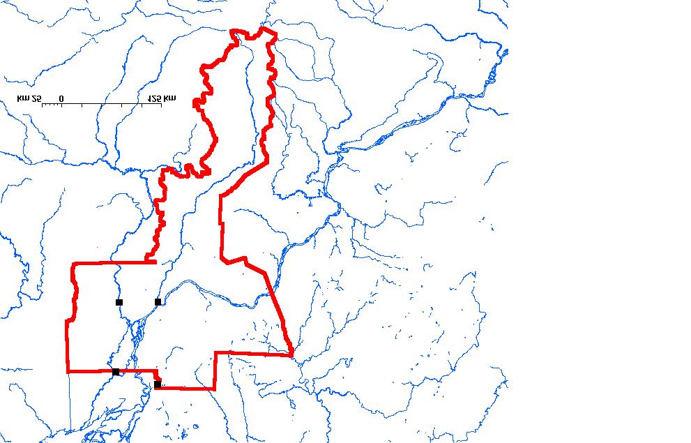 Gwich in Settlement Area Map Aklavik