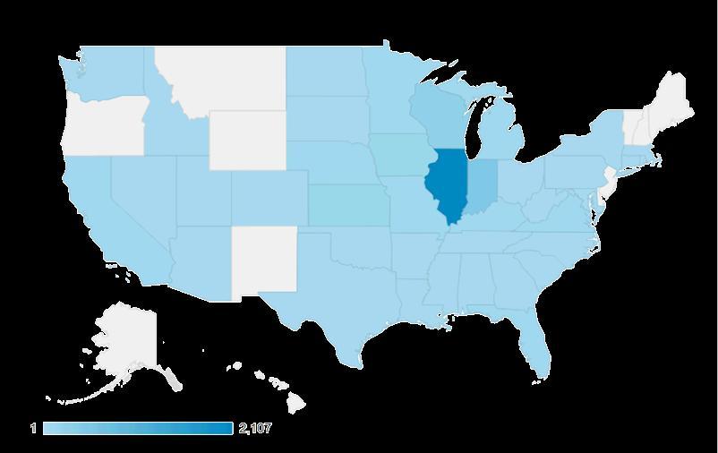 Whats up with that NORB? The blue highlights represent the states that have visited our website! As a reminder August 1 st is the Affiliate Designation Deadline.