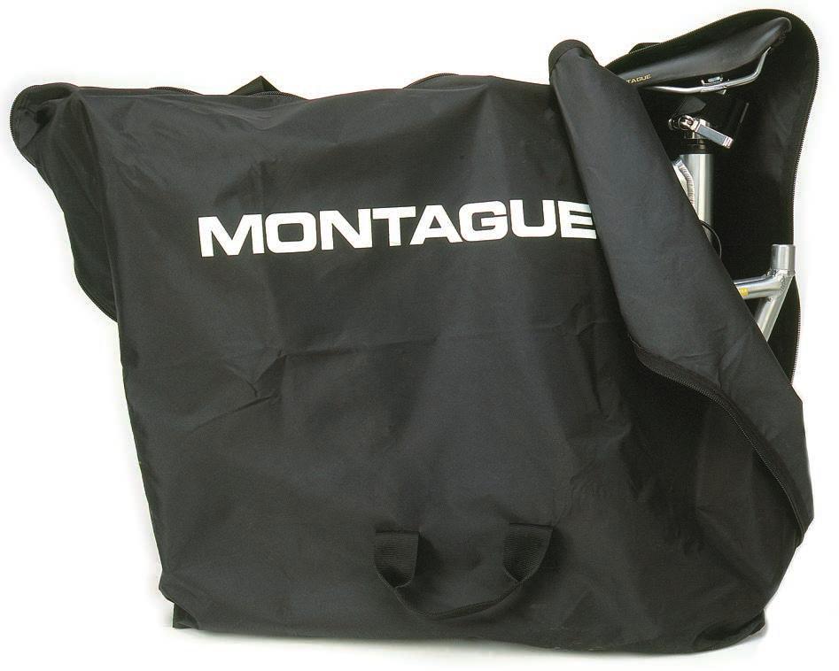 Montague s soft-sided bicycle carrying case, made of 420 Denier nylon, provides