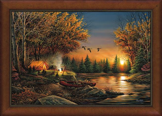 PHEASANTS FOREVER CORE BANQUET PACKAGE EVENING SOLITUDE FRAMED CANVAS Alternative Framing Option Far from the distractions and