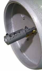 The E-Pro Electric Valve Closure System uses standard 120- volt AC power and requires no