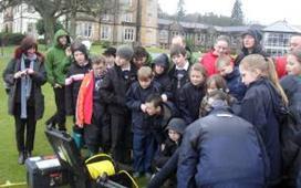 before releasing the young fry back into their native loch. Many participating schools received eco-flag status for the ground breaking work they were conducting.