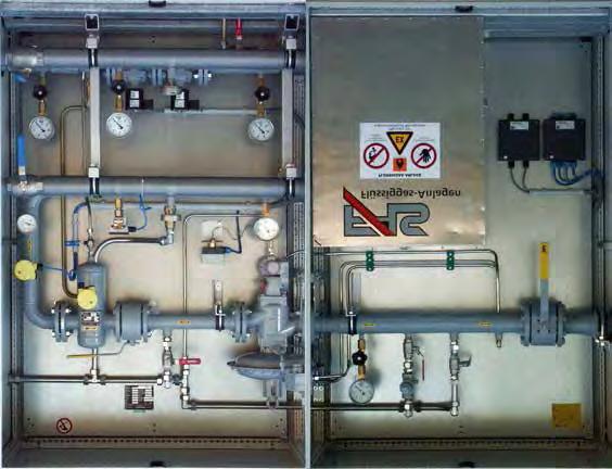 Example: Complete hot water vaporizer unit FAS 3000 (capacity 1200 kg/hour) 1.Hot water vaporizer FAS 3000 2. Liquid gas trap 3. Liquid level sensor 4.