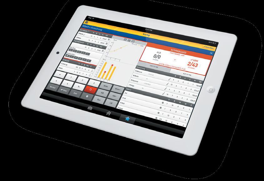 SCORER Scorer App The Scorer App is set to revolutionise club cricket in Australia by using a hand held device to score your matches.