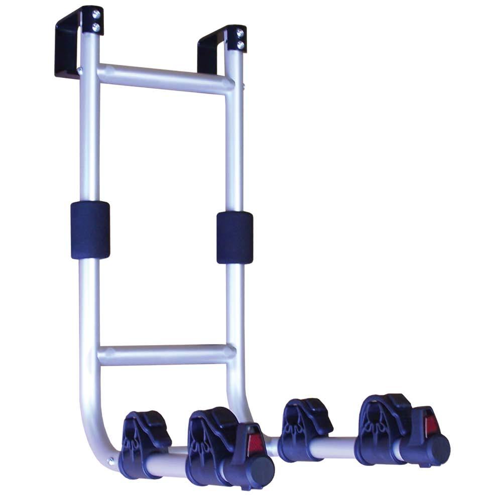 on most RV Ladders Easy hook design for quick installation and removal 2 straps included for securing rack and