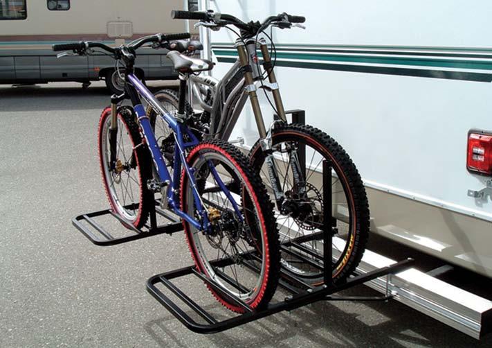 bikes Specially designed for bicycles that are mounted on a platform-style, hitch mounted bike rack Protect and hide your high value