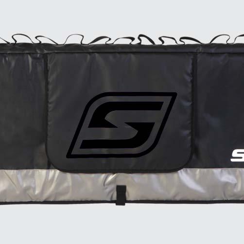 from waterproof and ballistic tarpaulin ensuring durability Flap includes a clasp to keep