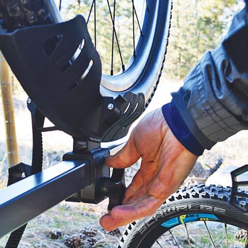 allow access to rear of vehicle, even when the bikes are loaded Locking hitch pin included Fits most frame sizes, shapes and styles Includes 2 same key