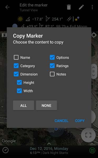 simply select a location to paste Multiple markers