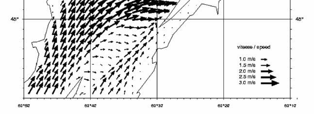 during Ebb Figure 2-2 Typical Surface Current