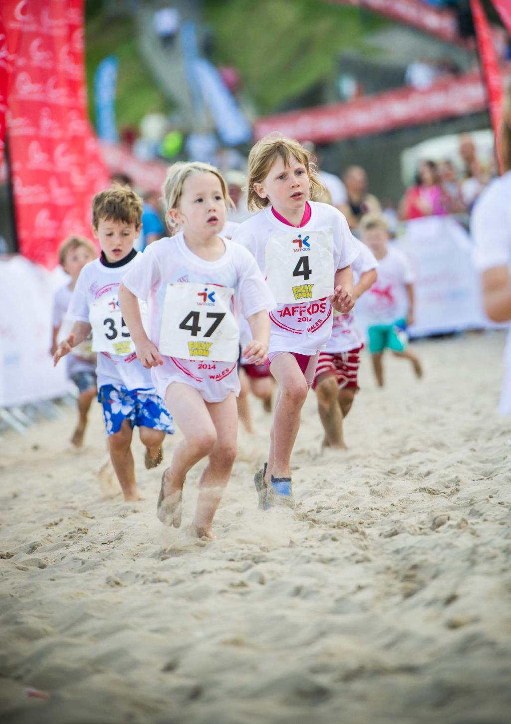 FOLLY FARM TAFF KIDS FRIDAY 8 JULY 2016 NORTH BEACH, TENBY Swim (Surf Run) - 30m (All children) Run - 200m (4-5 years), 400m (6-11 yrs) The opening event of the Long Course Weekend in Tenby, Taff