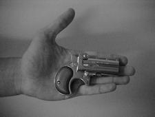 Single shot pistol Shown: Harrington & Richardson I. Open the breech. II. Inspect the chamber to ensure that it is clear. III.