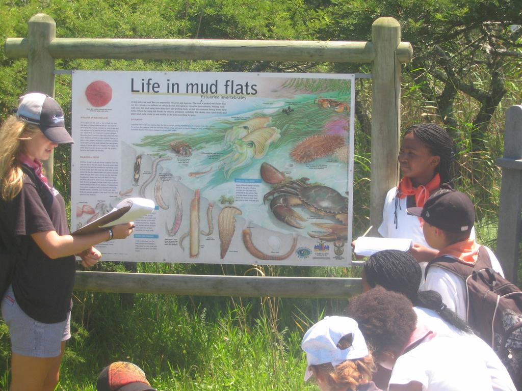 The activity takes place in the Nahoon Point Nature Reserve and also covers coastal landforms, erosion processes, pollution and human waste management.