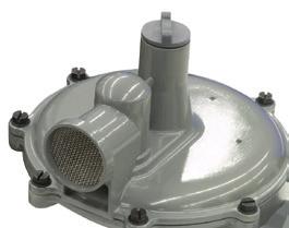 B57 Series The B57 regulator is ideally suited for use where inches of water column or pounds delivery