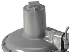 The closing spring maintains bubble tight lockup at the main valve CL31 Series