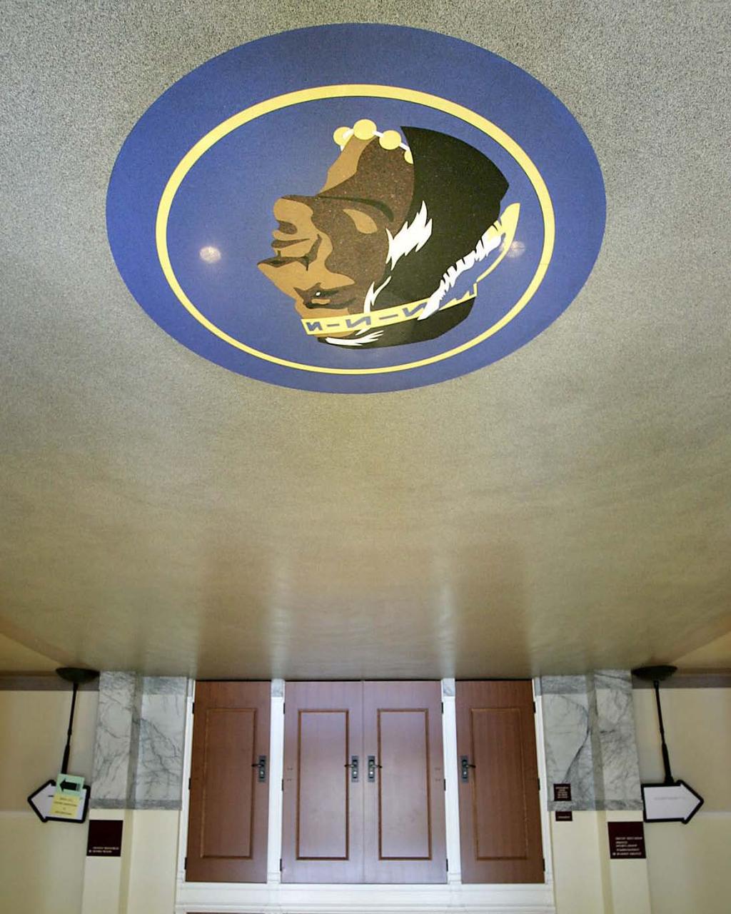 SCHOOLS Activists target Napa High Indians mascot NOEL BRINKERHOFF nbrinkerhoff@americancanyoneagle.com Oct 21, 2015 107 J.L. Sousa, Eagle file photo A replica of the original Napa High School Indian logo is seen in the lobby of the Napa Valley Unified School District auditorium.