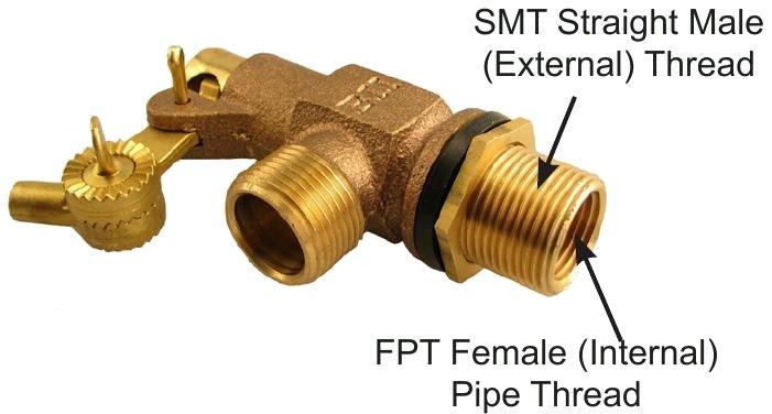 rating 25 PSI DESCRIPTION IET 28-BHFV-05 /2" SMT x 3/8" FPT 28-BHFV-07 3/4" SMT x /2" FPT SMT = Straight Male Thread OUTLET /2" 3/4" ROD CONN. TAPPED /4" - 20 SAE /4" - 20 SAE 0 80 25.27 28.
