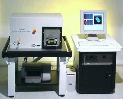 Membrane Deflection Testing Measures both gross and fine leaks NorCom Systems Optical hermeticity tester Interferometer with an integrated