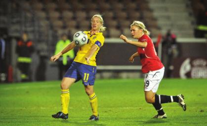 UEFA WOMEN S EURO Victoria Sandell Svensson With 166 caps and 68 goals for Sweden, Victoria Sandell Svensson knows a thing or two about what it takes to succeed on the international stage.