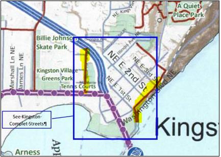 the Kingston Complete Streets Plan (1A-B, 15, 10, &