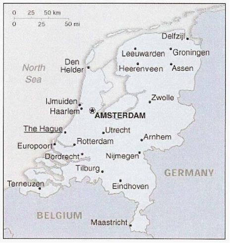 The King and the Government do not reside in the Capital City of Amsterdam but in resp. Wassenaar (near The Hague) and The Hague. Almost 26% of the country lies well below sea level.