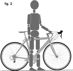 Diamond frame bicycles Standover height is the basic element of bike fit (see fig. 2).