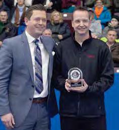 IN THE NEWS PHOTO: MICHAEL BURNS PHOTOGRAPHY Two new members have been inducted into the Canadian Curling Hall of Fame builders Reg Caughie and Brian Cassidy.