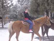 He worked at Rock Springs Guest Ranch for years, and took children and adults alike on long trail rides all summer long.