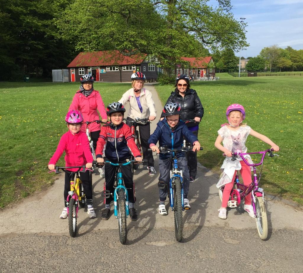 Family Pedal Around The Park