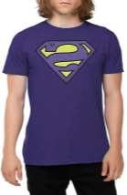 Batman Vs Superman DOJ Emblem Grey Mens shirt Prepack