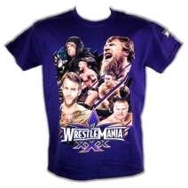 Wresltemania XXX Purple WWE Mens Shirt 14 50