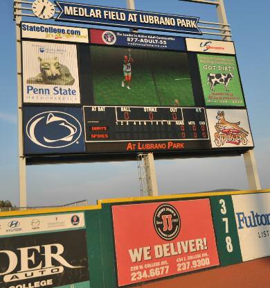 SIGnAGE unparalleled VISIbILITY SIGNAGE For exposure to a captive audience, ballpark signage offers your company a desirable method to reach several hundred thousand potential customers each year.
