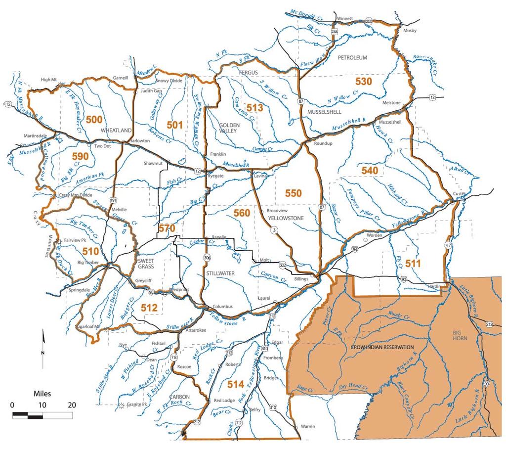Antelope District Maps Reference map shows antelope hunting districts orientation within the State of Montana Map only intended as a guide - please refer to the legal