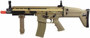 More AEG Rifles FN Herstal SCAR-L CQB rifle Black or tan stock. Incl.