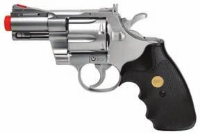 Revolvers Dan Wesson revolver Incl. detachable Weaver rail, 6 cartridges,.20g BBs & speedloader. Also avail. in black. Game Face GF357 revolver Incl. 6 realistic shells, speedloader & BBs.