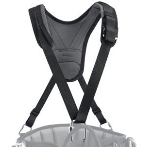 - waistbelt and leg loops equipped with FAST buckles for quick and easy opening and closing without the need to readjust them, even while wearing gloves - buckles to adjust weight distribution