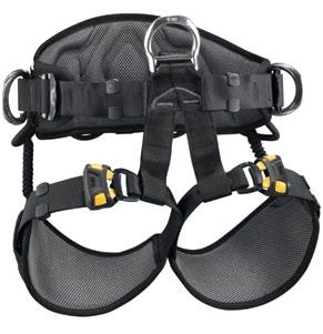PODIUM HELMETS LANYARDS AND ENERGY ABSORBERS TOOLBAG MOBILE FALL ARRESTERS ANCHORS AND ROPES AVAO SIT Work positioning seat harness Built for comfort: - semi-rigid, wide waistbelt and leg loops for