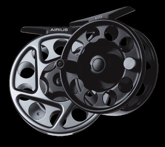Airius Big Drag, Smooth Rotation and Dependable The Airius is a fully machined, large arbor fly reel that defines excellence in both performance and cosmetics.