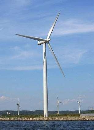 WIND POWER Wind turbines convert the kinetic energy in the wind into mechanical power.