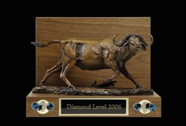 Once you are qualified and entered into one of SCI s World Hunting Award programs, you can choose a bronze base to represent your finest hunt.