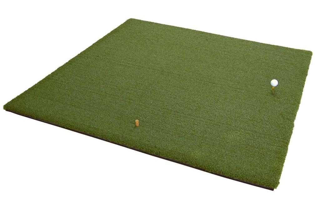 Tee-up Mat Model: H39810 35mm tight and curl nylon6,6 grass yarn for tee up possibility Independently developed PU gluing process for consistent quality Comes with 10mm